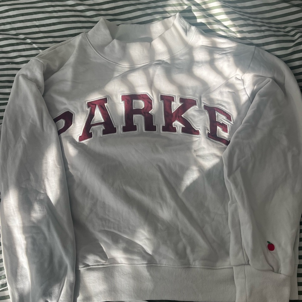Parke NYC maroon mockneck